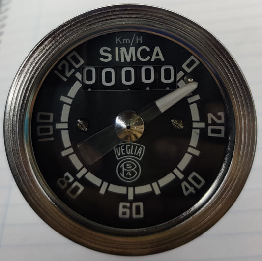 Speedometer/odometer. Simca 5