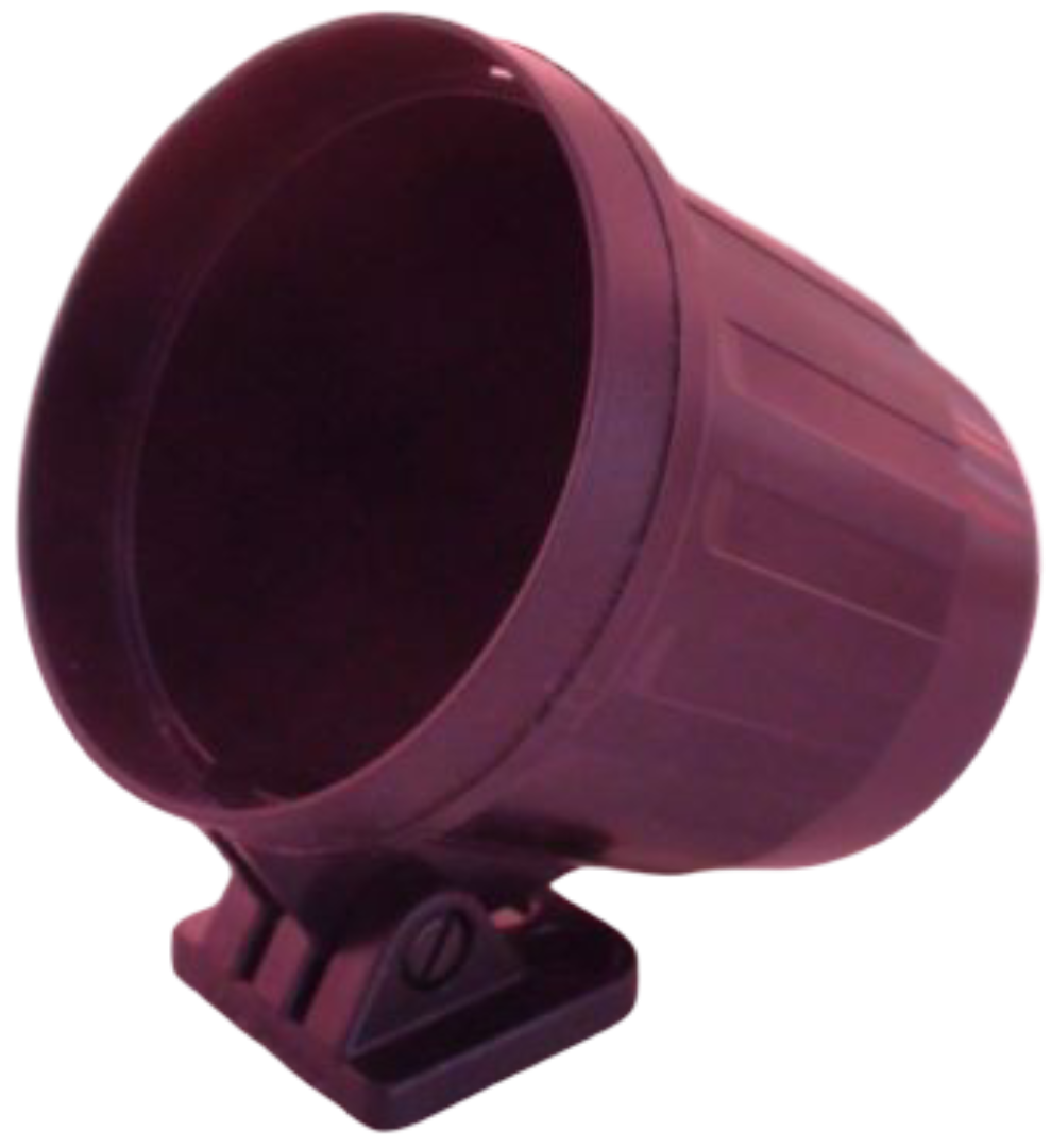 Capilla de plástico para reloj automóvil 52mm diámetro