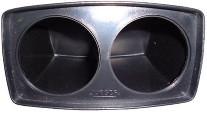 Plastic hood for 2 car gauges of 52mm diameter