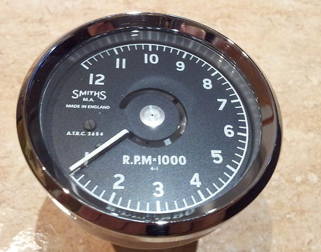 Tachometer Smiths 12000 RPM Norton, Manx, G50, 7R, Jawa...