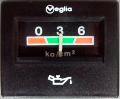Veglia oil pressure gauge