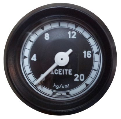 Oil pressure gauge. 60mm 0-20 kg/cm2 WALKER VDO AVIS