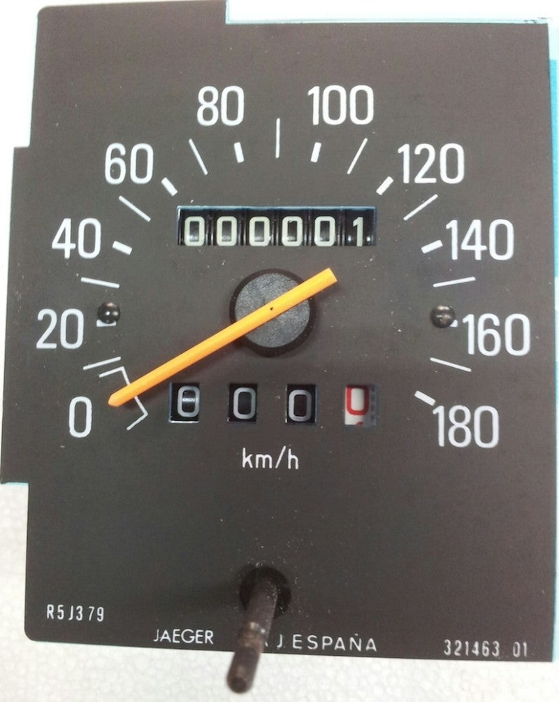 Speedometer/odometer. Renault 5 GTL