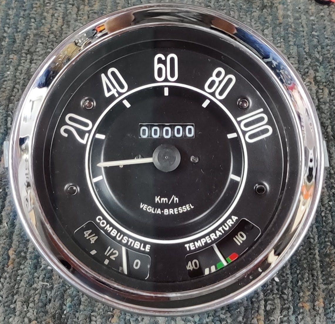 Speedometer/odometer. Jeep negative ground.