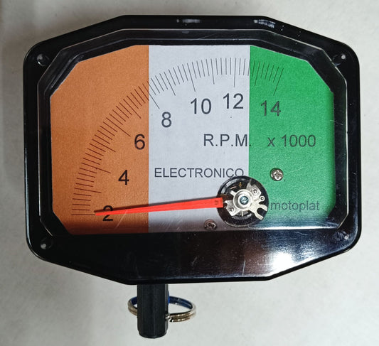 Tachometer/Rev Counter Motoplat Irish Flag 0-14000 rpm by Induction