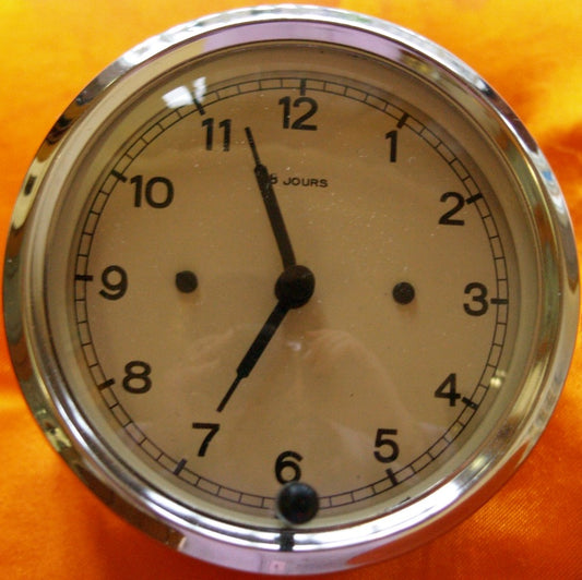 Reloj horario 80mm color marfil