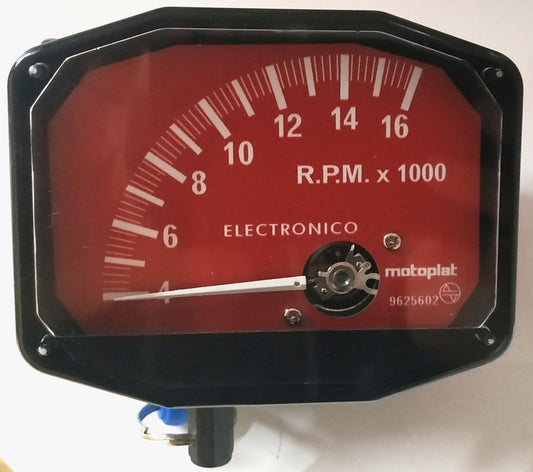 Tachometer Motoplat Red 0-16000 rpm by induction