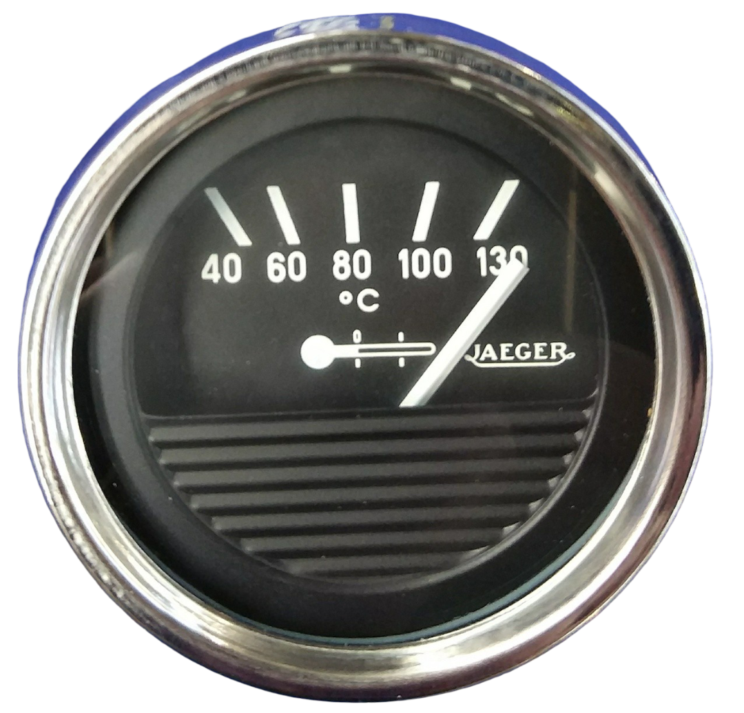 Jaeger 12V Temperaturthermometer-Uhr