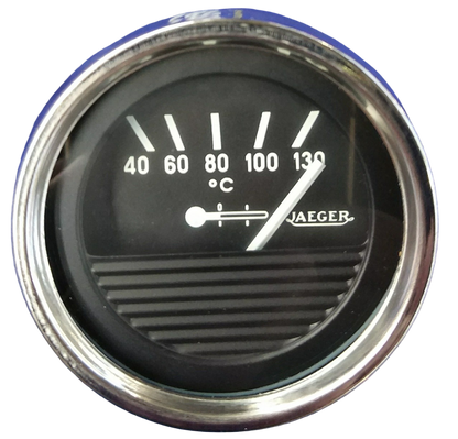 Jaeger 12V Temperaturthermometer-Uhr