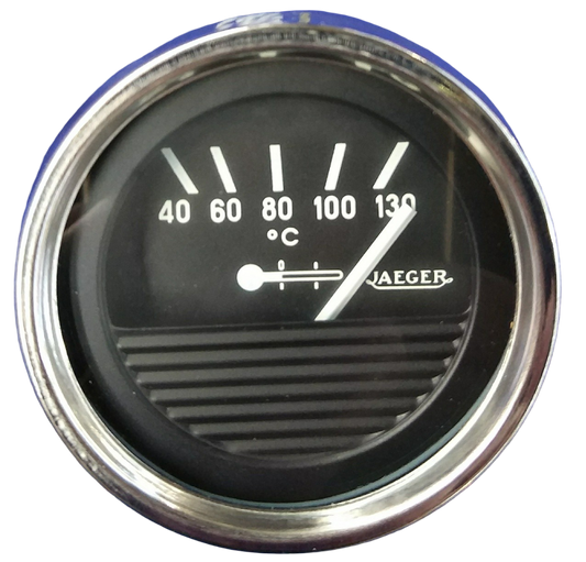 Jaeger 12V Temperaturthermometer-Uhr