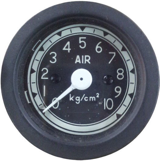 Manometer. Manometer 52 mm 0–10 kg/cm²