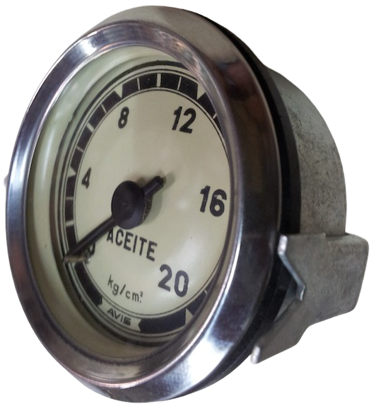 Manómetro. Reloj presión aceite 60mm 0-20 kg/cm2 WALKER VDO AVIS