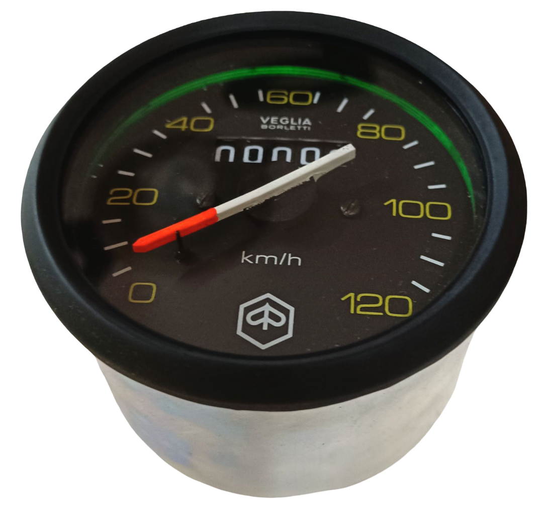 Genuine restored Vespa P125x, P150x, P200e, NV speedometer