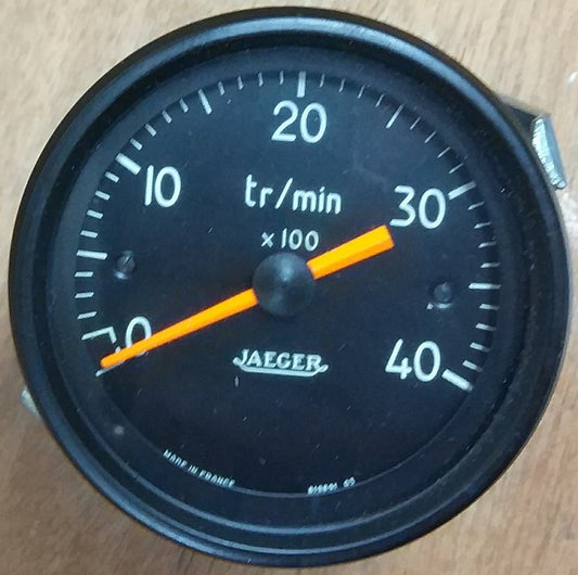 Tachometer, 80mm diameter, 12v, 4 cylinders, 4000RPM