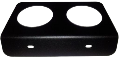Car gauge holder for 2 52mm gauges