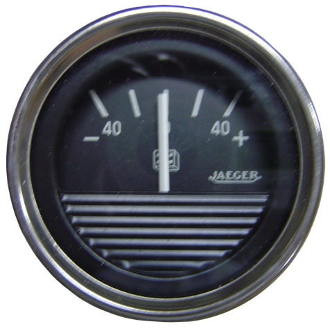 Amperemeter 52 mm. Jaeger -40 0 40+