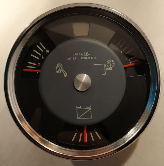 Air tank gauge, brake and ammeter