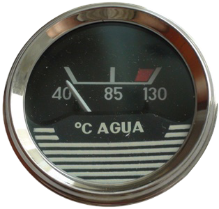 12-Volt-Wassertemperaturthermometer-Uhr