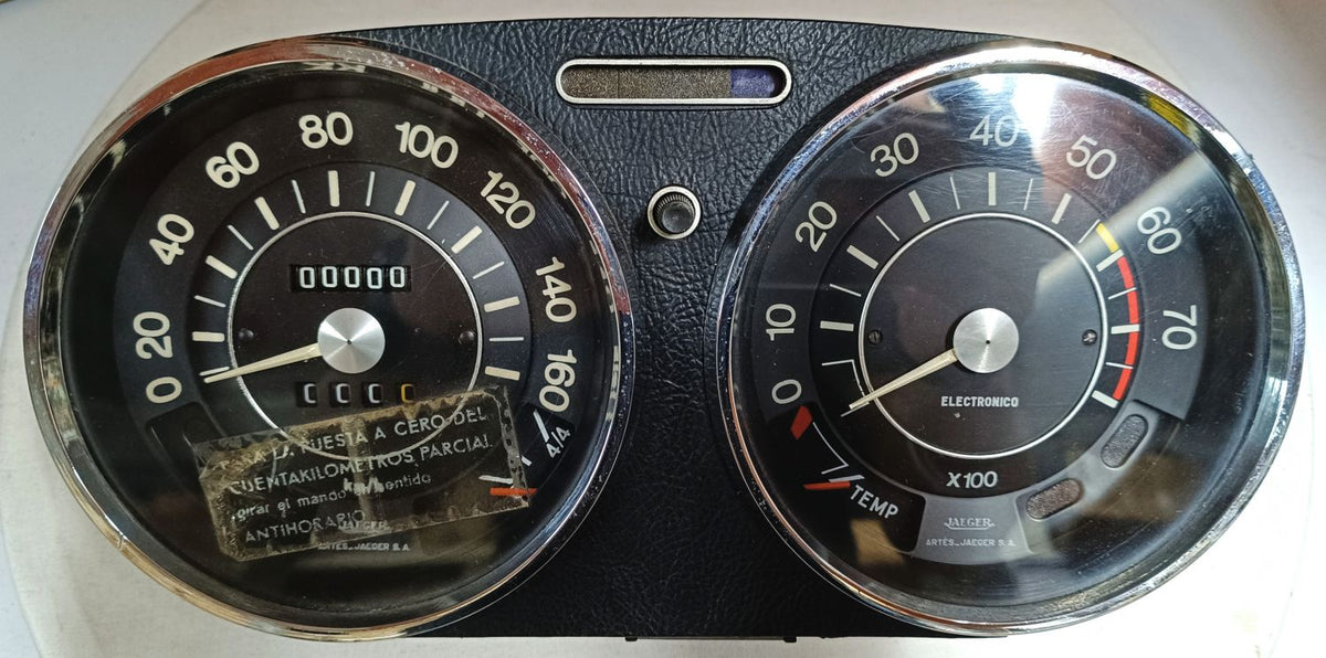 Seat 124 instrument cluster