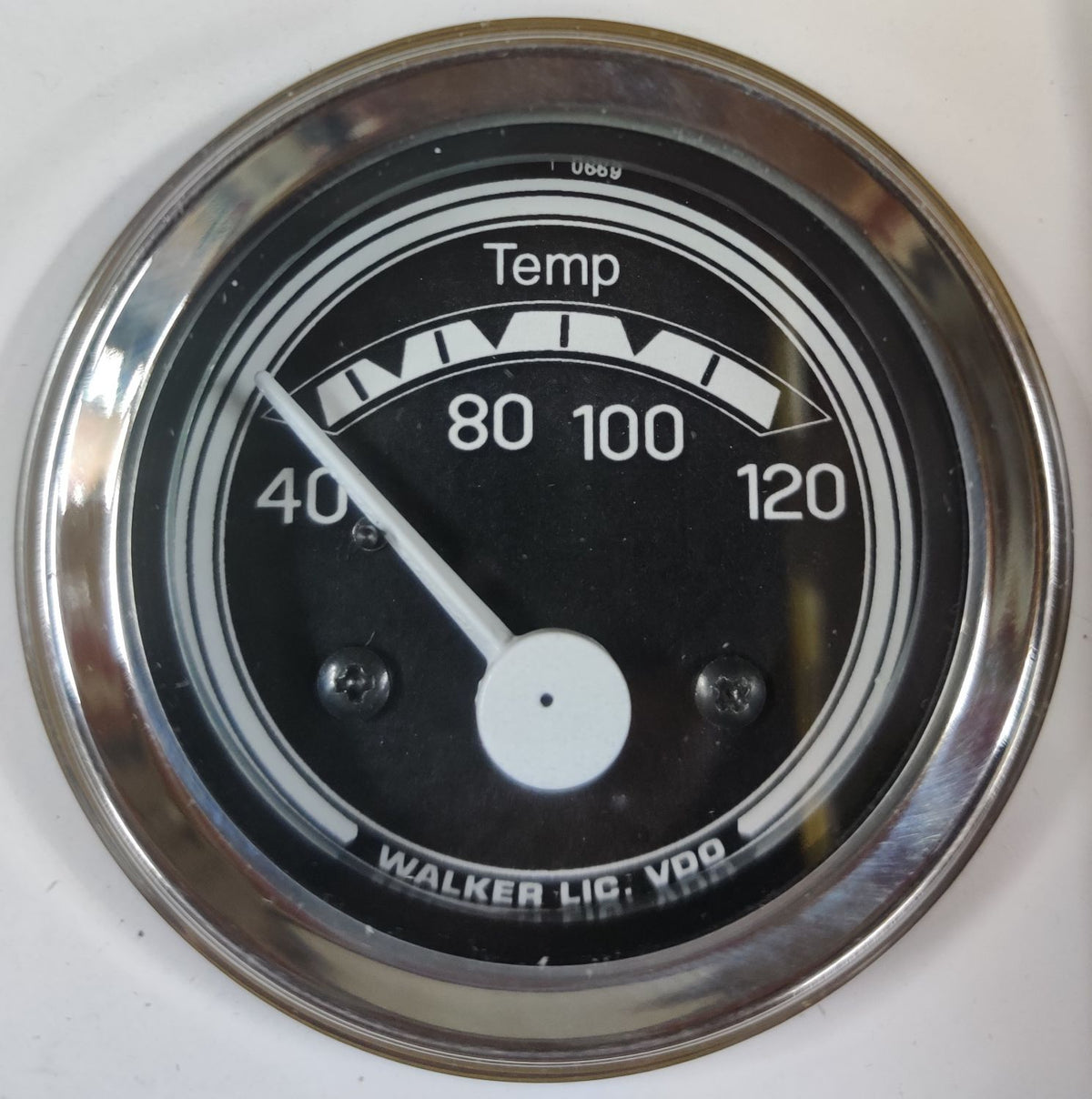 Reloj termómetro temperatura agua con termoresistencia 52MM 6V