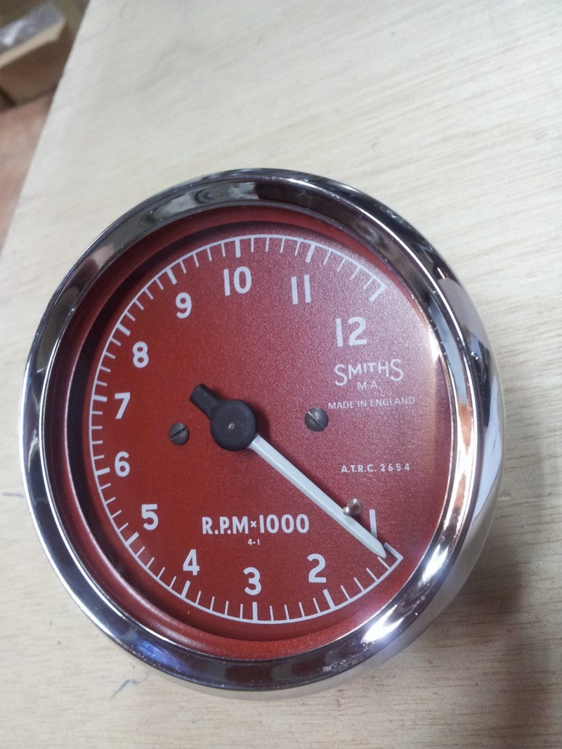 Tachometer Smiths 12000 RPM Norton, Manx, G50, 7R, Jawa...