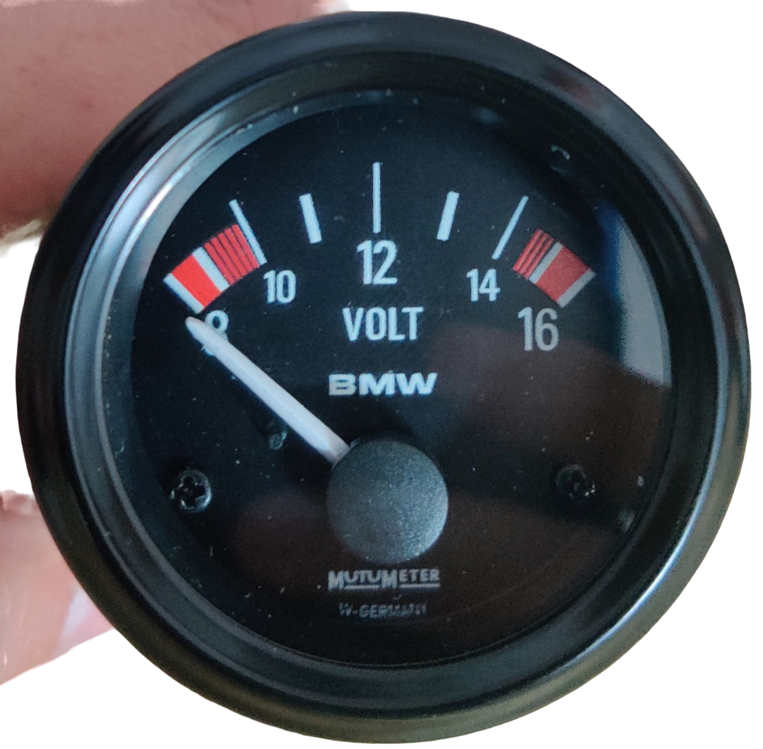 BMW VDO 52mm 12V Voltmeter