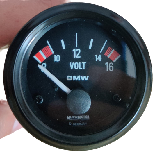 BMW VDO 52mm 12V Voltmeter