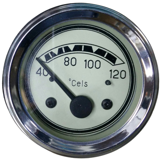 Reloj termómetro temperatura agua con termoresistencia 60MM 12V