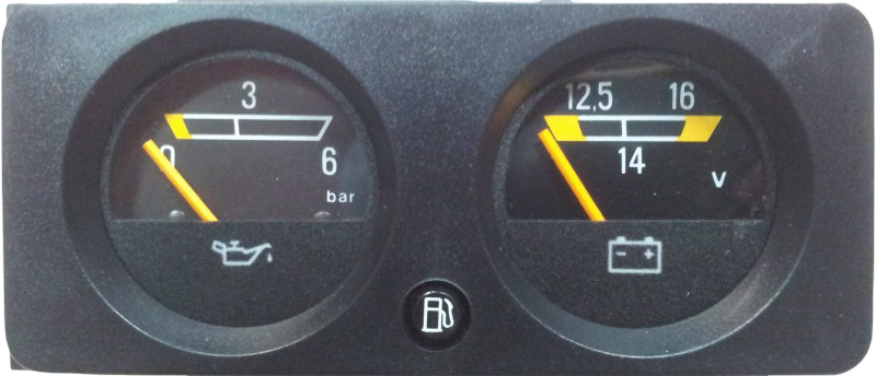 Renault Druckmesser und Voltmeter