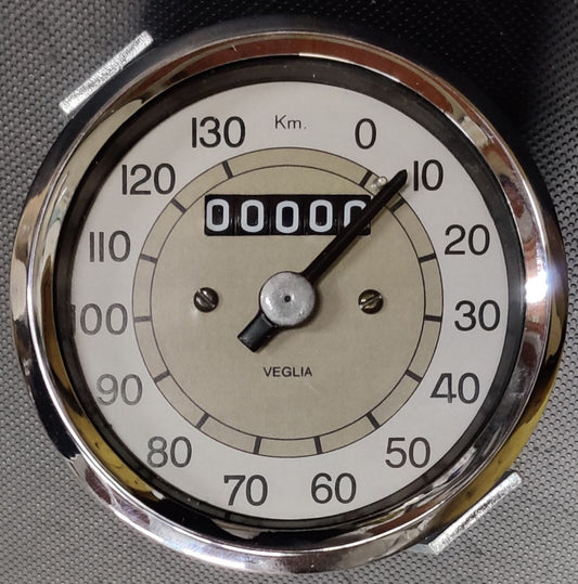 Tachometer/Kilometerzähler. Fiat Balilla, 80 mm Durchmesser