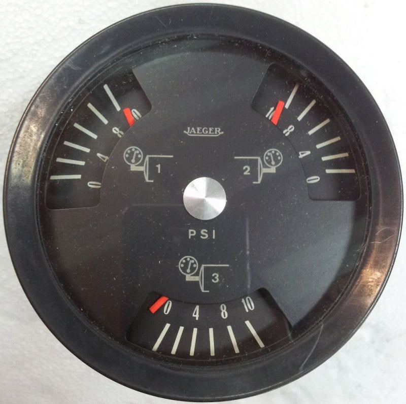 24v triple pressure gauge