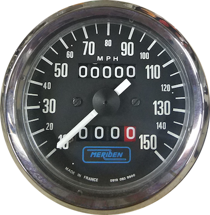 Triumph Bonneville T140 Meriden Veglia 21A Speedometer/Odometer