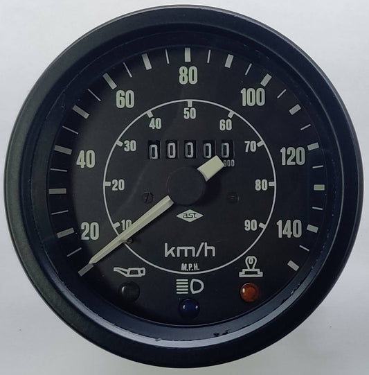 Geschwindigkeitsmesser/Kilometerzähler. Land Rover Serie III
