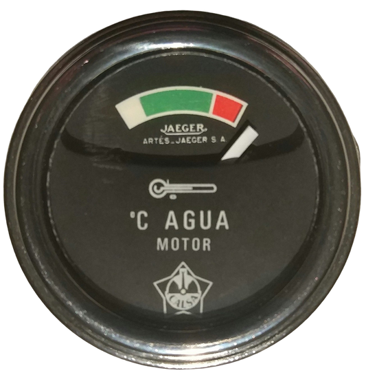 Jaeger 12v Temperature Thermometer Clock
