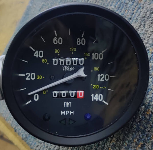 Fiat 124 Spider Tachometer/Kilometerzähler