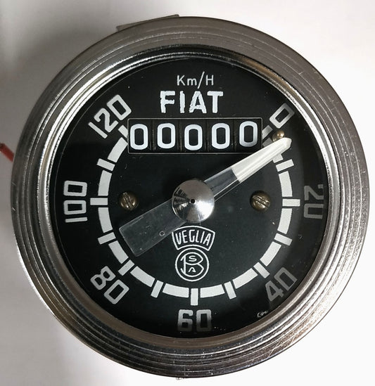 Tachometer/Kilometerzähler. Fiat Balilla, 60 mm Durchmesser