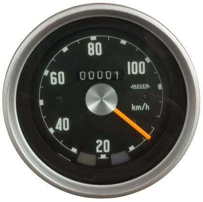 Speedometer, tachometer, and thermometer with ammeter. Pegaso