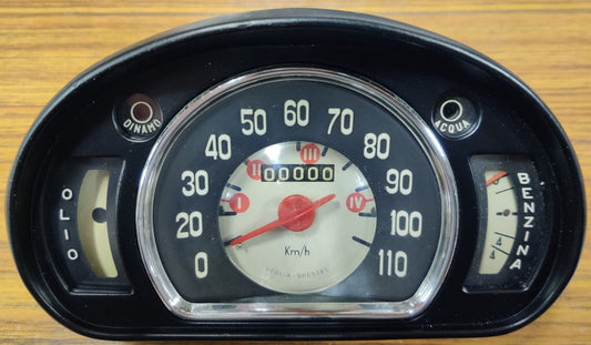 Tachometer/Kilometerzähler. Fiat 600