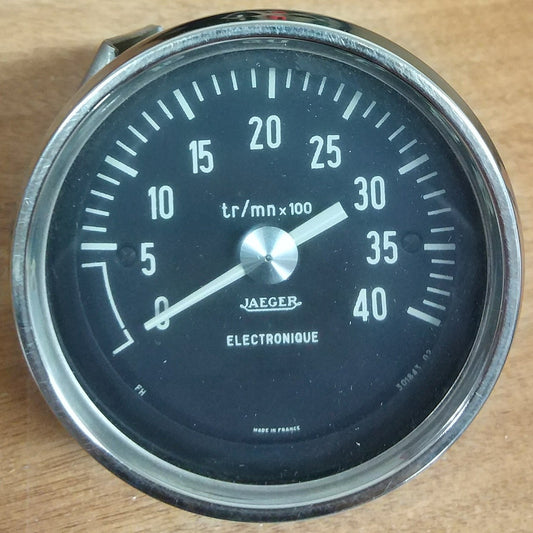 Tachometer, tachometer, 80mm diameter, 12v, 4 cylinders