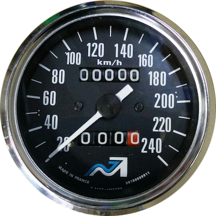 Speedometer/odometer. Norton Commando NVT