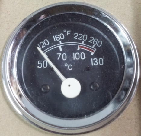 52-mm-Temperaturanzeige