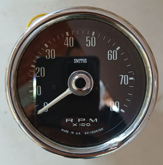 Restaurierter Mini Cooper Smiths Drehzahlmesser