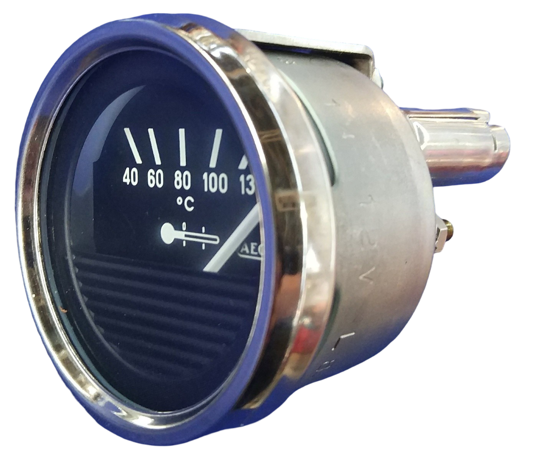 Jaeger 12V Temperaturthermometer-Uhr