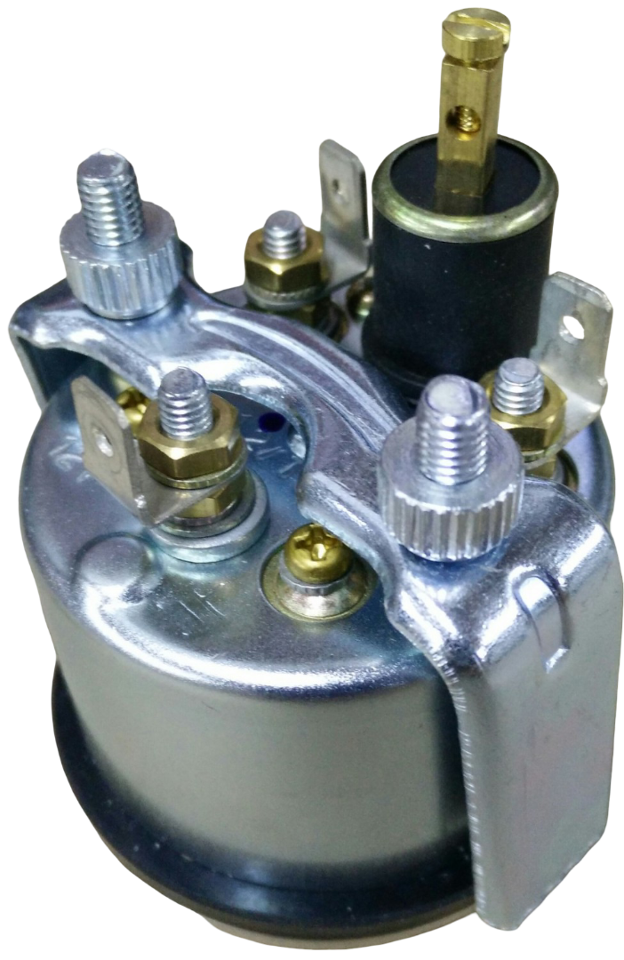Oil temperature thermometer gauge with thermistor