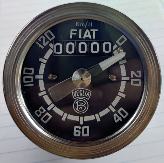 Tachometer/Kilometerzähler. Fiat Balilla, 60 mm Durchmesser