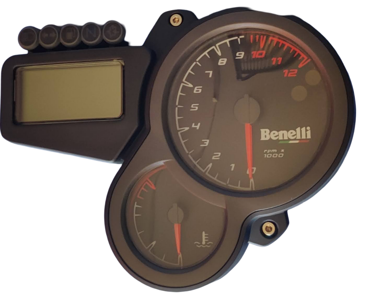 Speedometer/odometer. Benelli Tornado