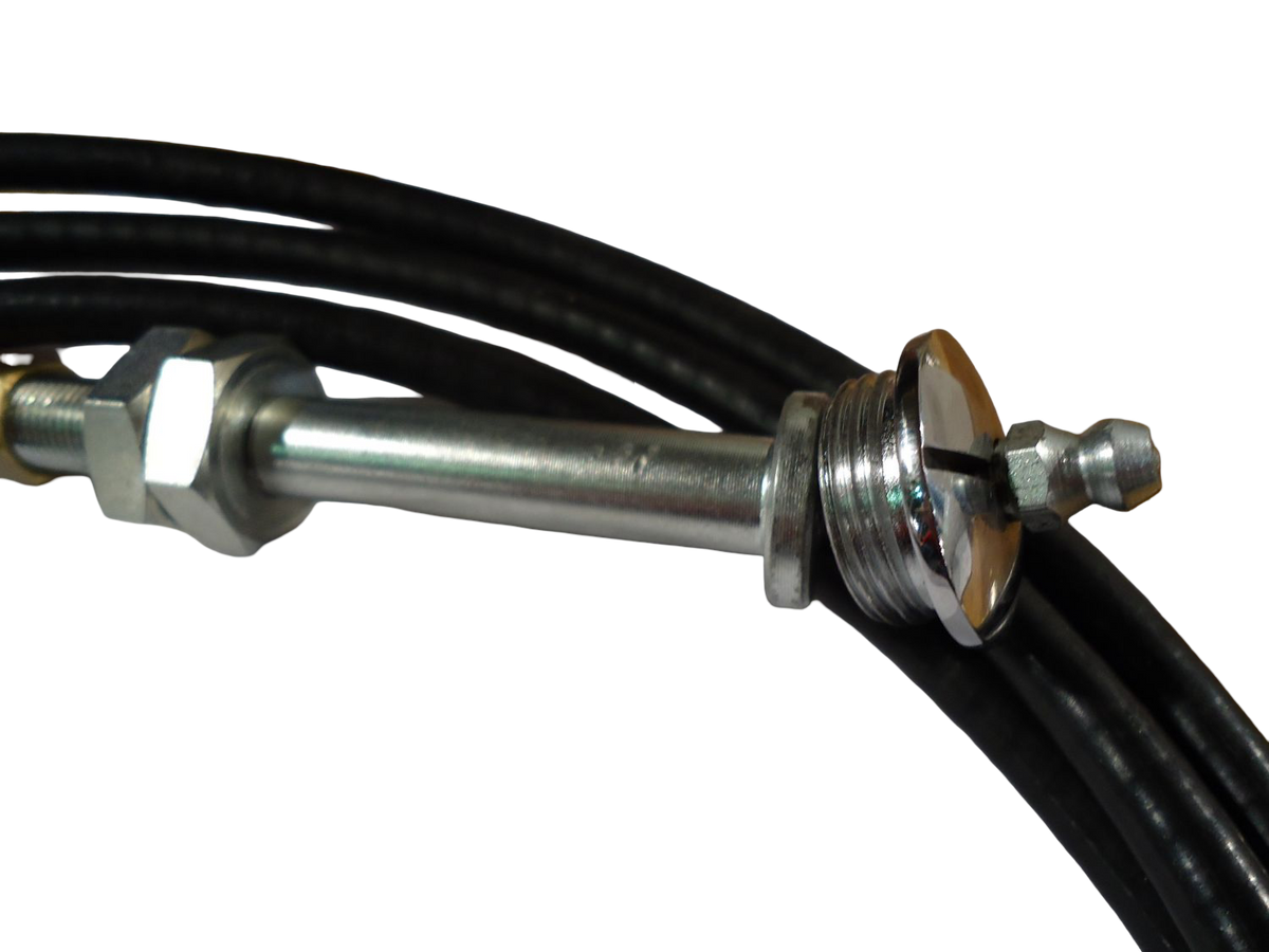 Tachowelle und Gehäuse. Biscuter