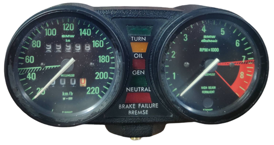 BMW R 100 Instrument Cluster Models R2V Boxer W=691
