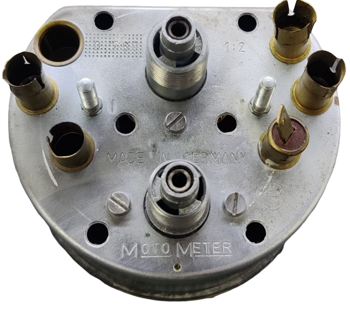 Restaurierter originaler BMW R50/5 Tachometer, Kilometerzähler und Drehzahlmesser