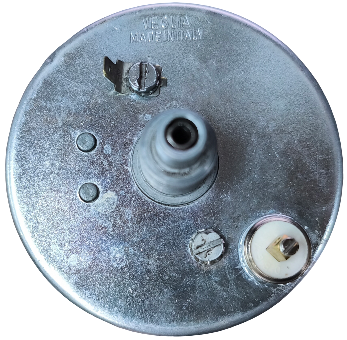 Tachometer/Kilometerzähler. Vespa P125x, P150x, P200e, NV, original Veglia restauriert